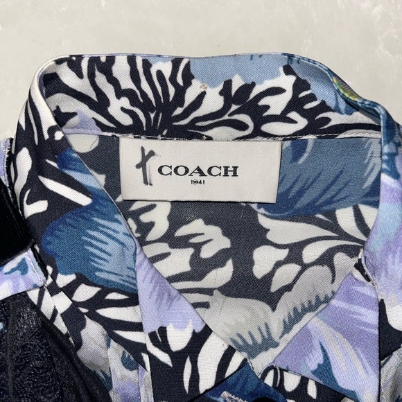 Coach Pleated Blouse With Kaffe Fassett Print - Picture 7 of 10